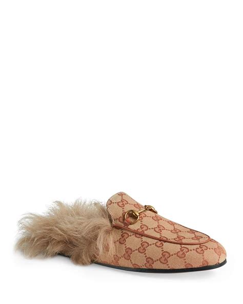 fuzzy gucci loafers|gucci loafers women.